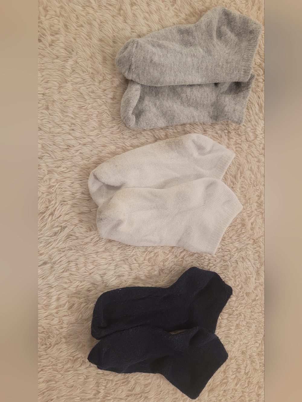 Boys infant cotton ankle socks size 12-24m